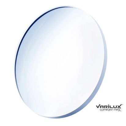 Par de lentes de óculos multifocal Varilux Comfort max airwear blue uv crizal sapphire uv
