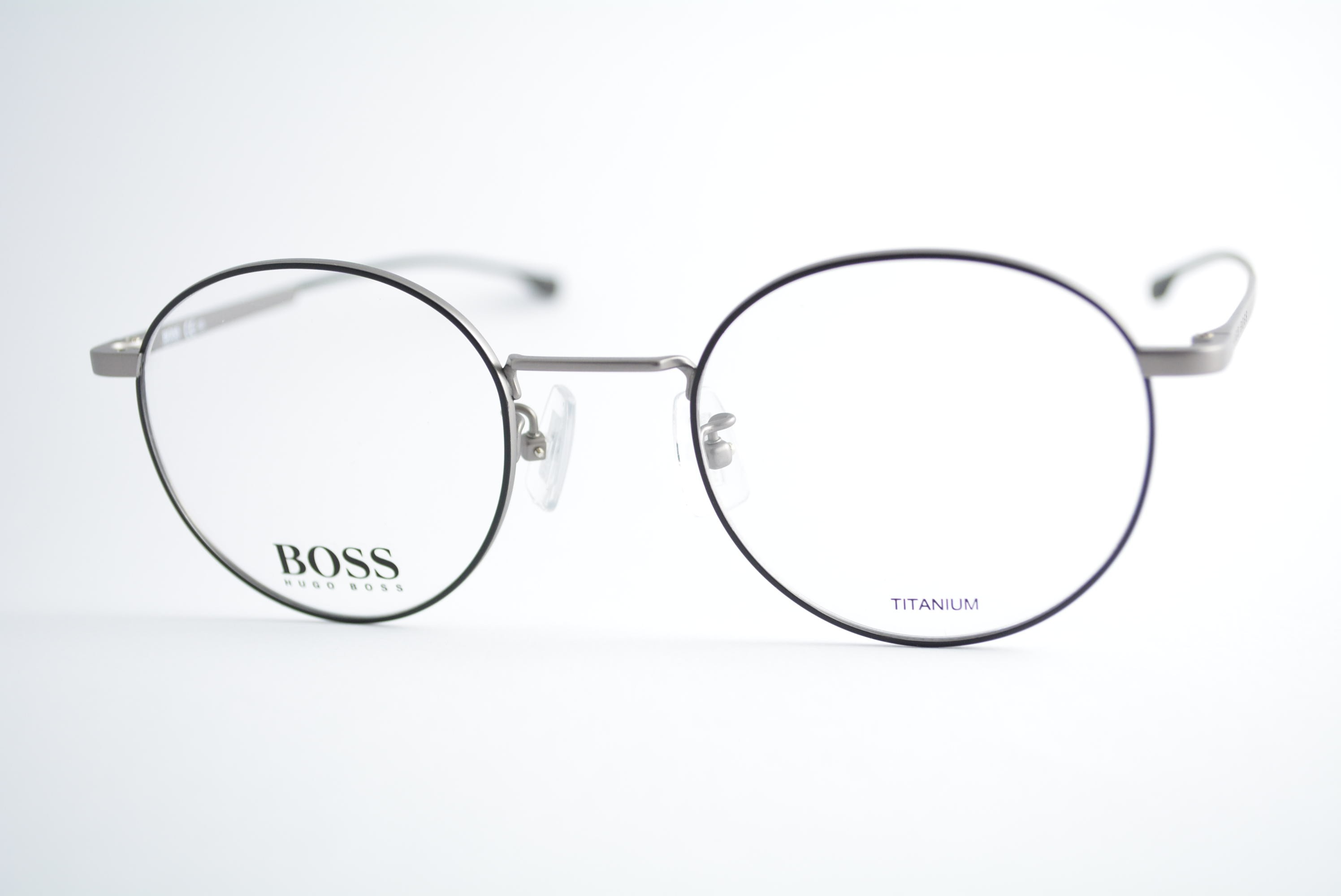 armação de óculos Hugo Boss mod 0993/f t17 titanium