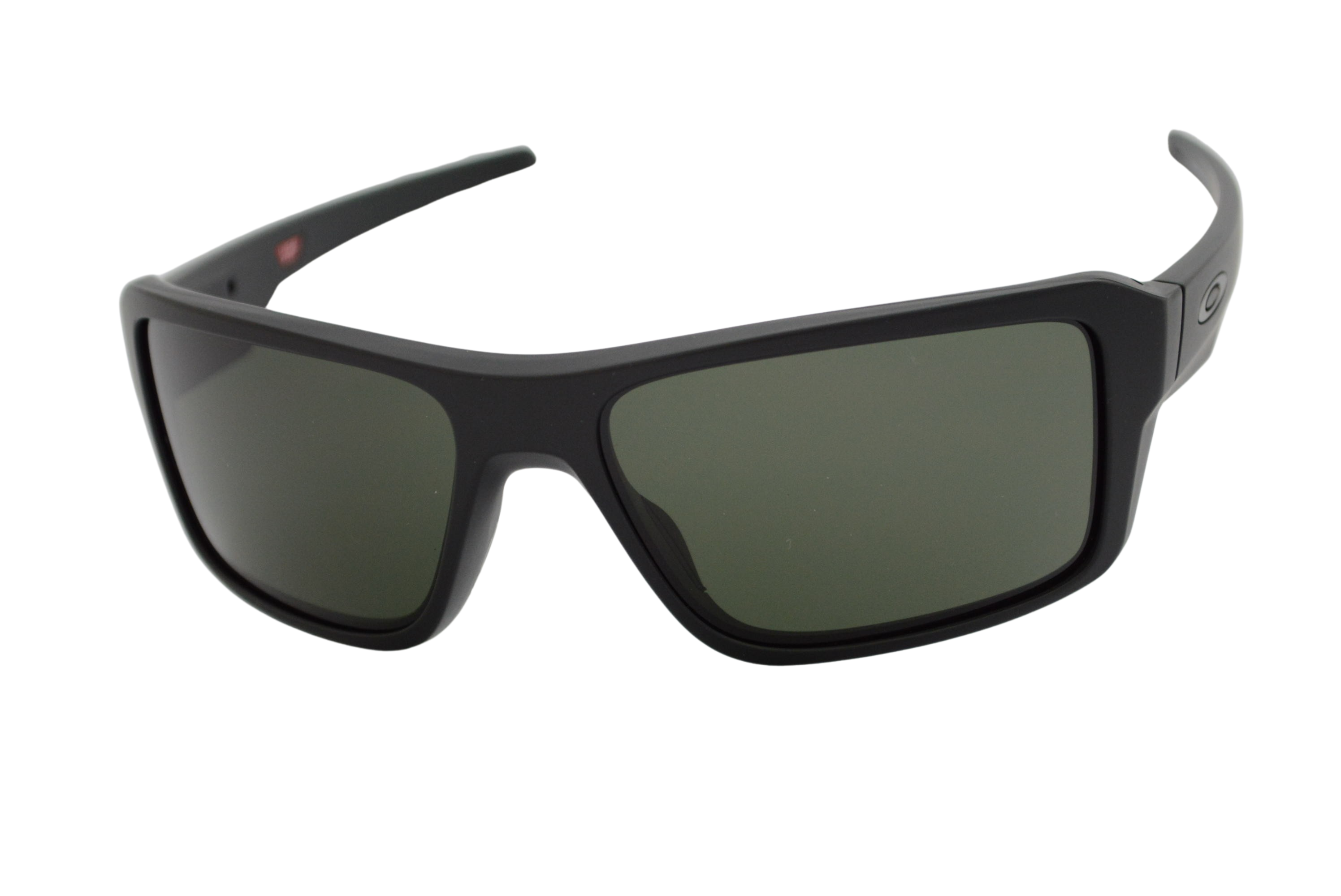 óculos de sol Oakley mod Double Edge matte black w/dark grey 9380-0166