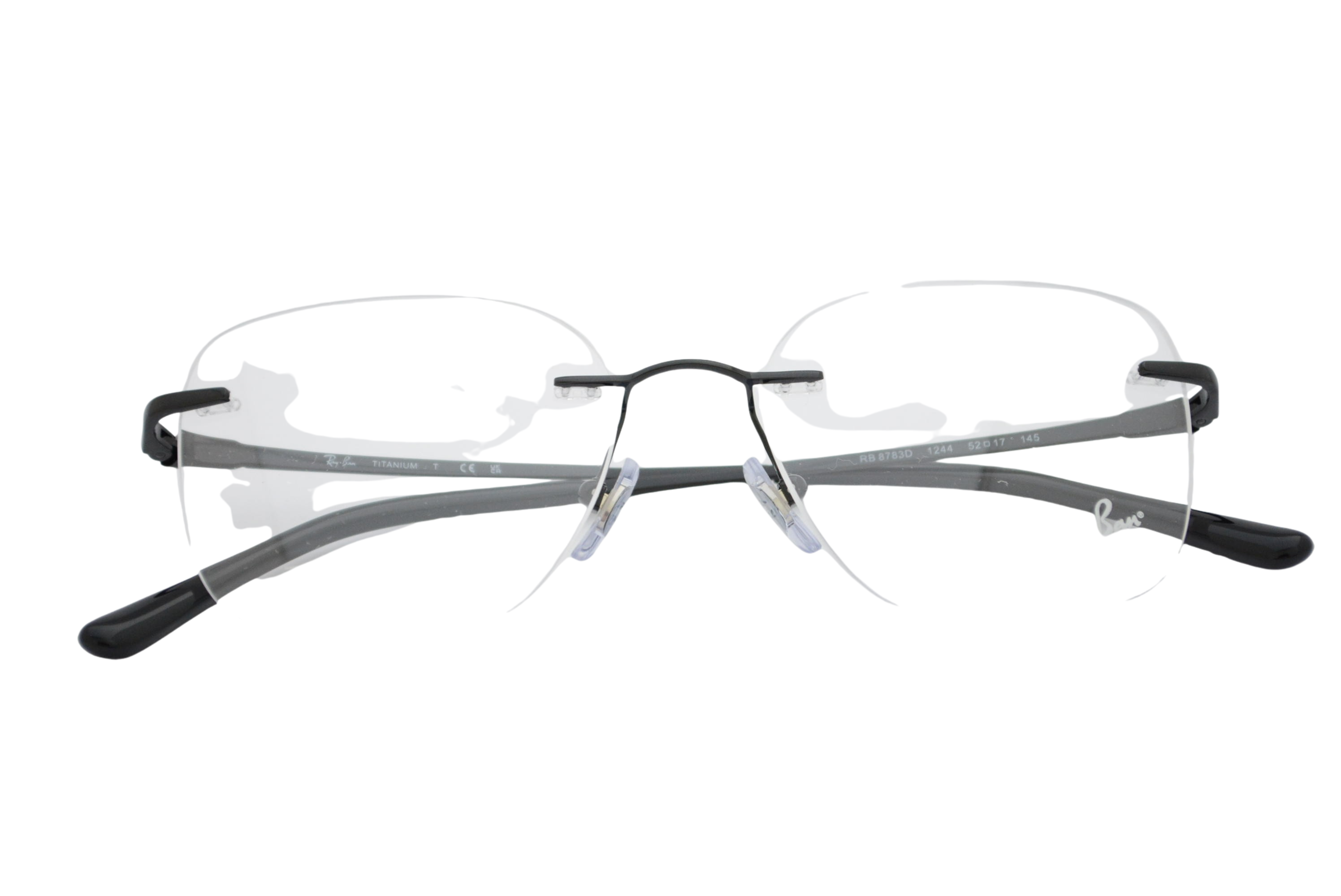 armação de óculos Ray Ban mod rb8783d 1244 titanium