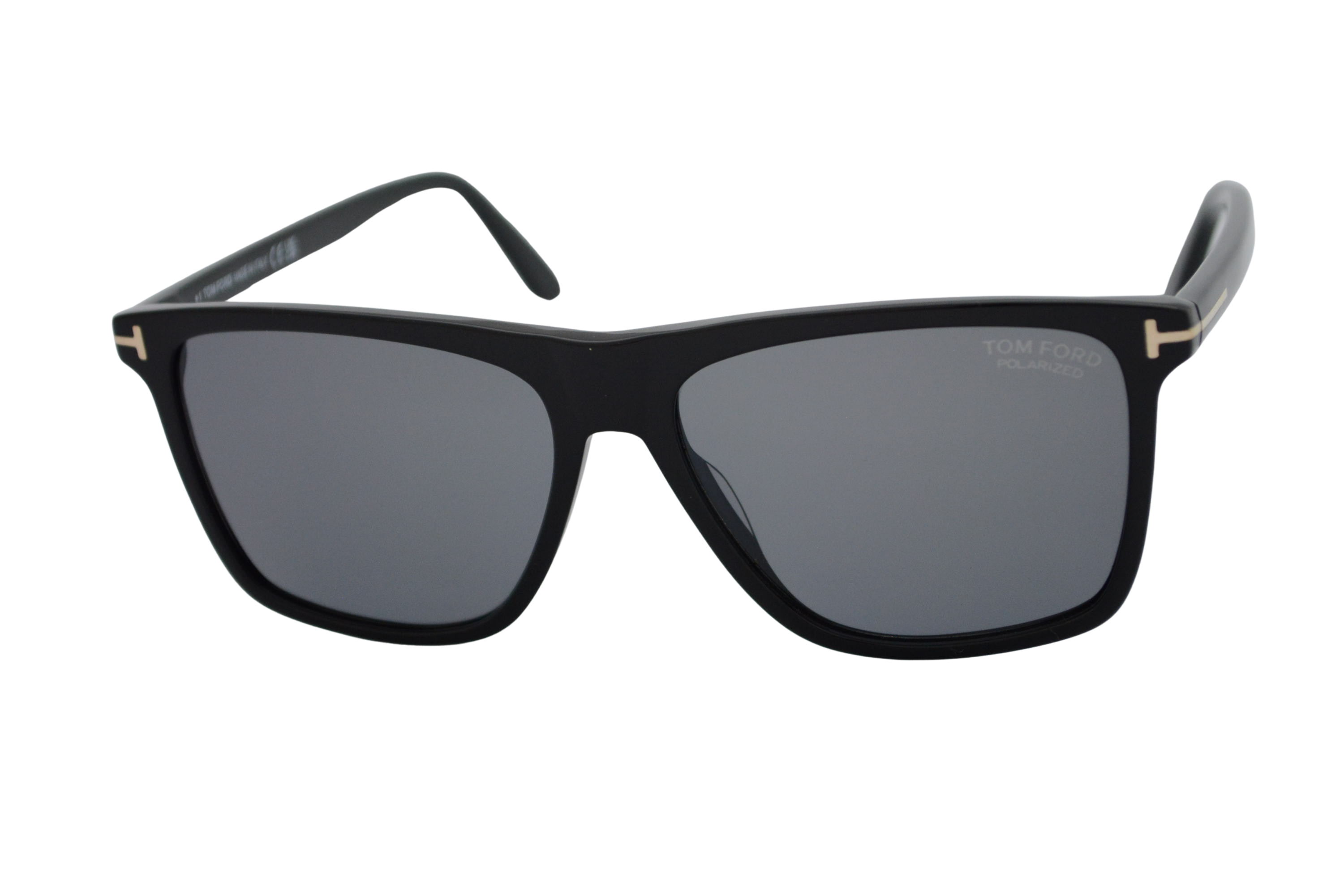óculos de sol Tom Ford mod Fletcher tf832 01d polarizado