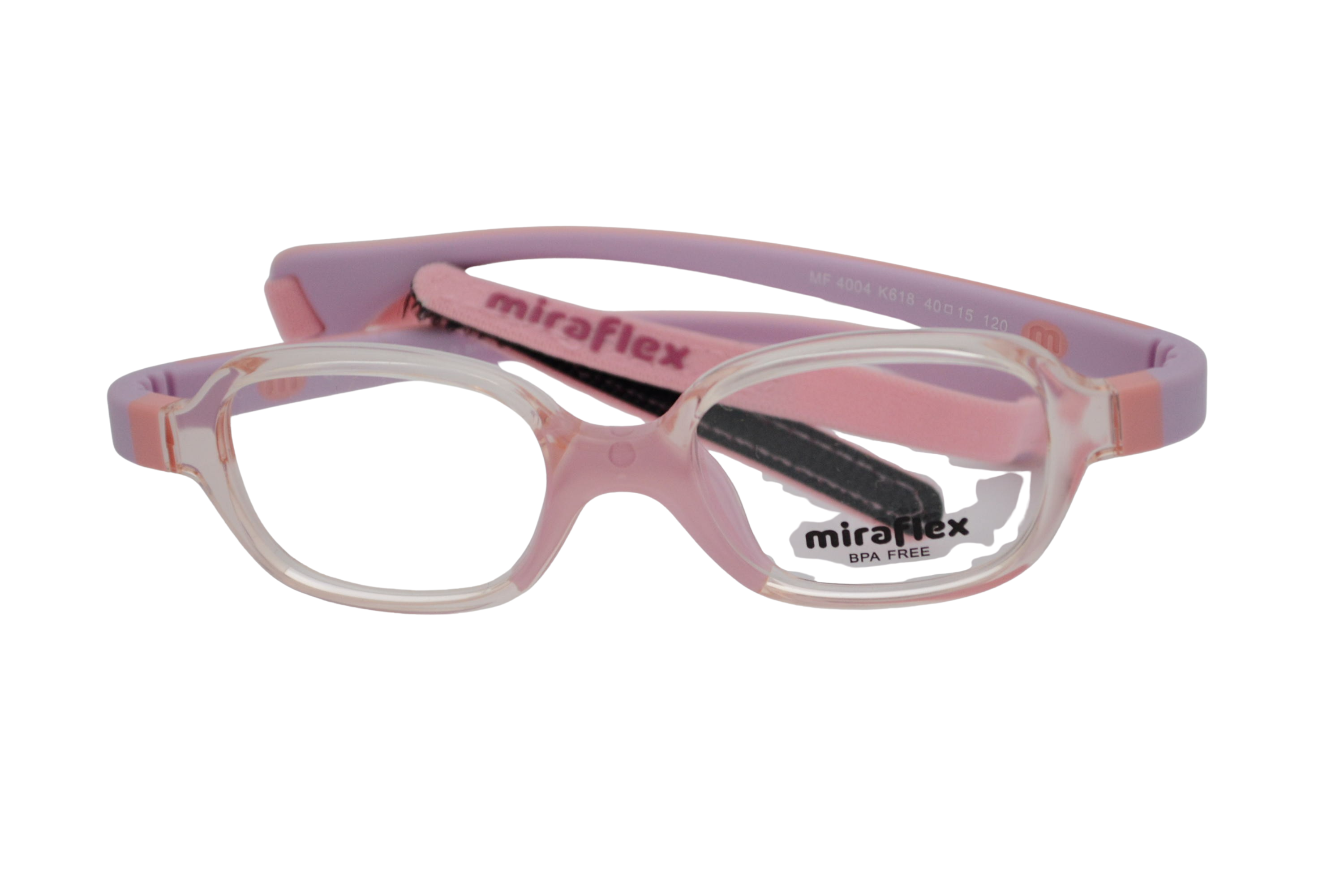 armação de óculos Miraflex mod mf4004 k618 40