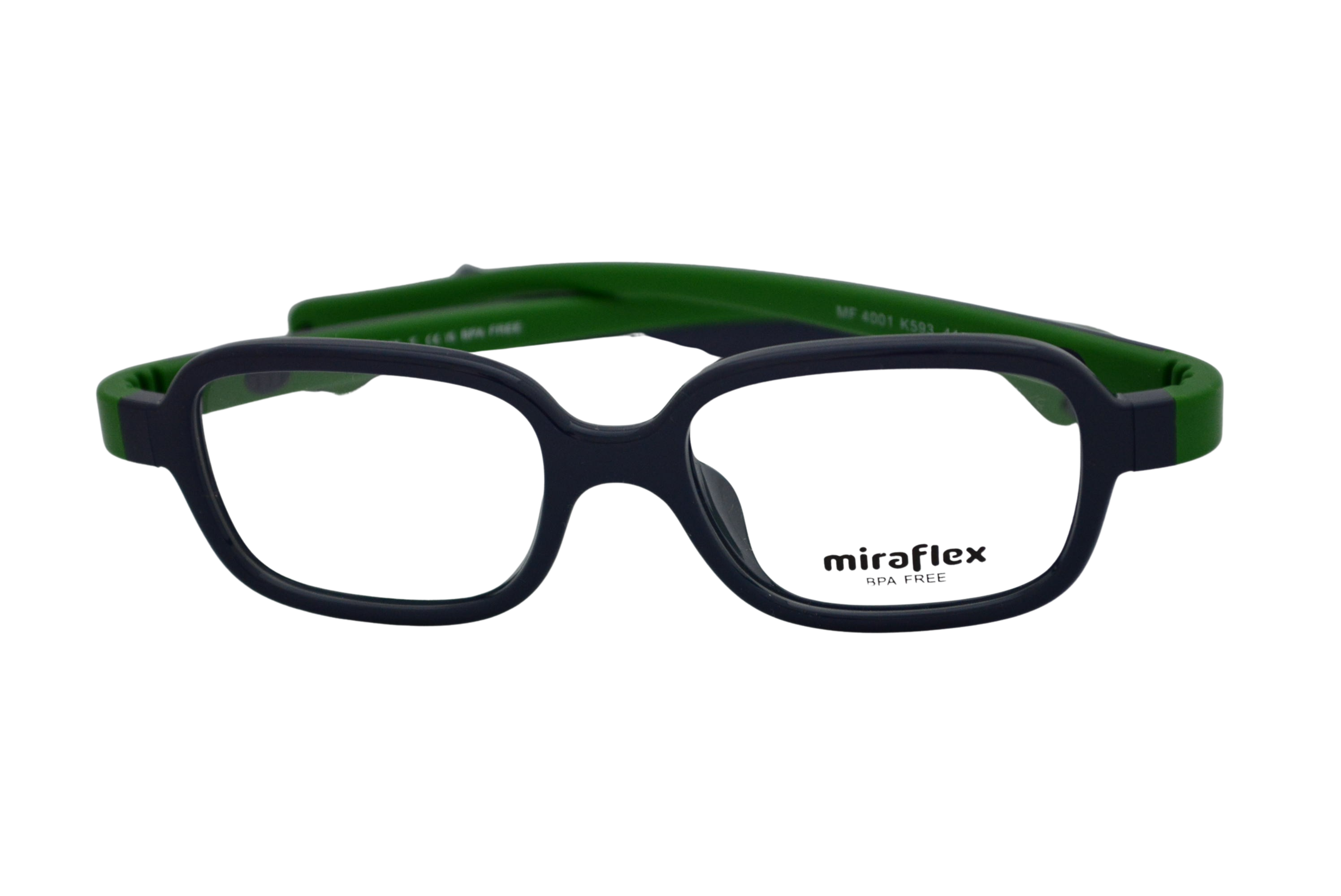 armação de óculos Miraflex mod mf4001 k593 44