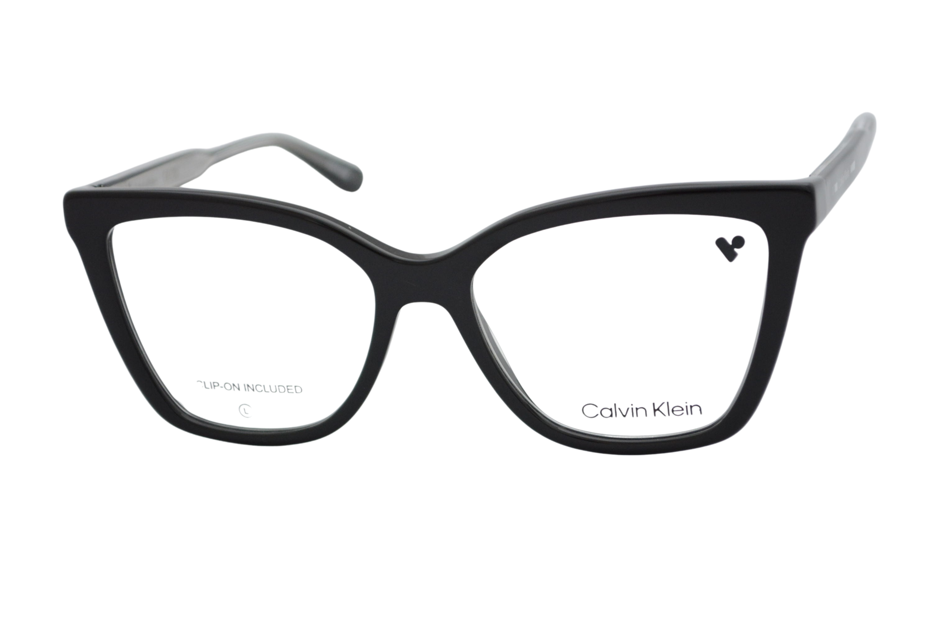 armação de óculos Calvin Klein mod ck24550 001 clip on