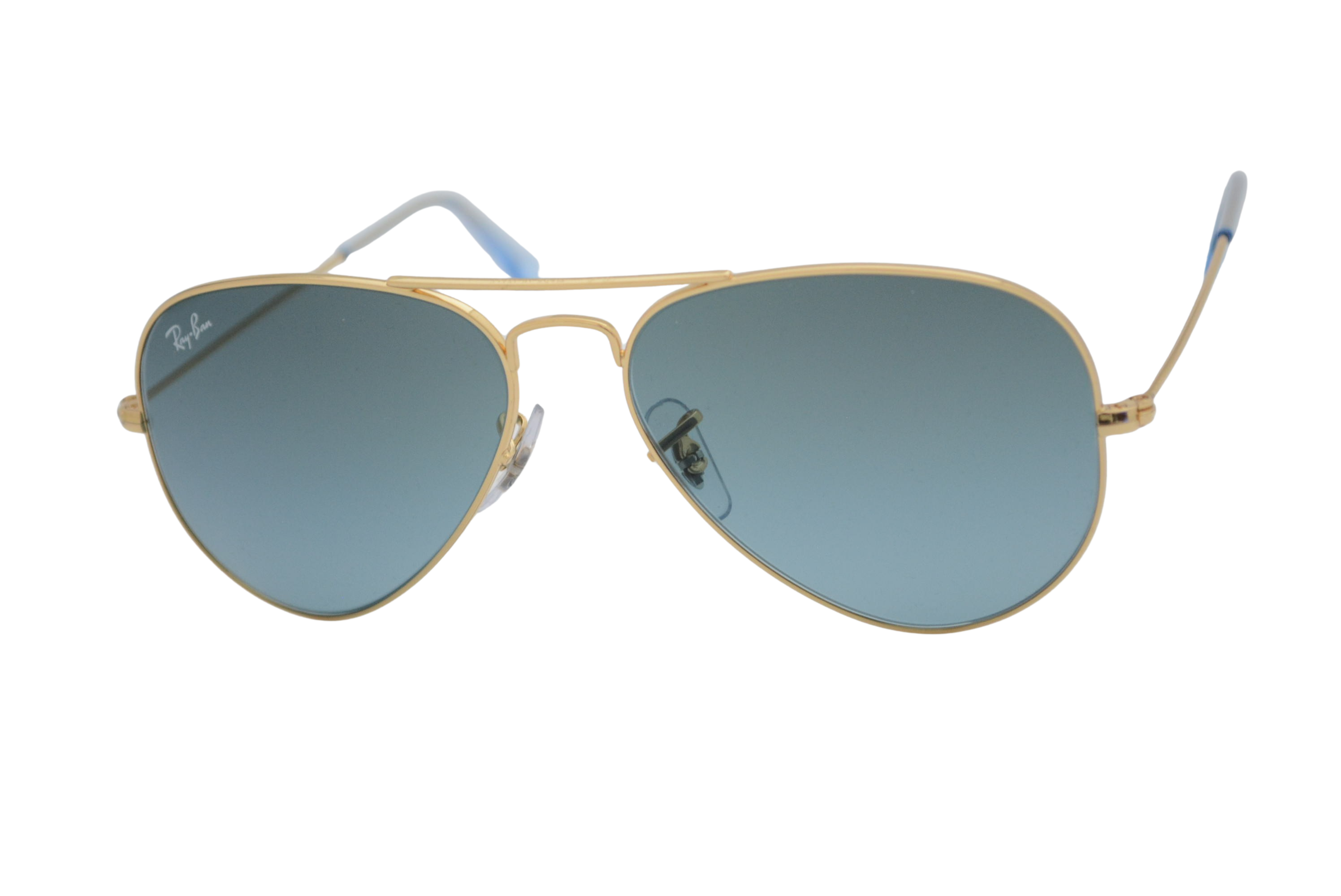 óculos de sol Ray Ban aviator large mod rb3025 001/3m tamanho 55