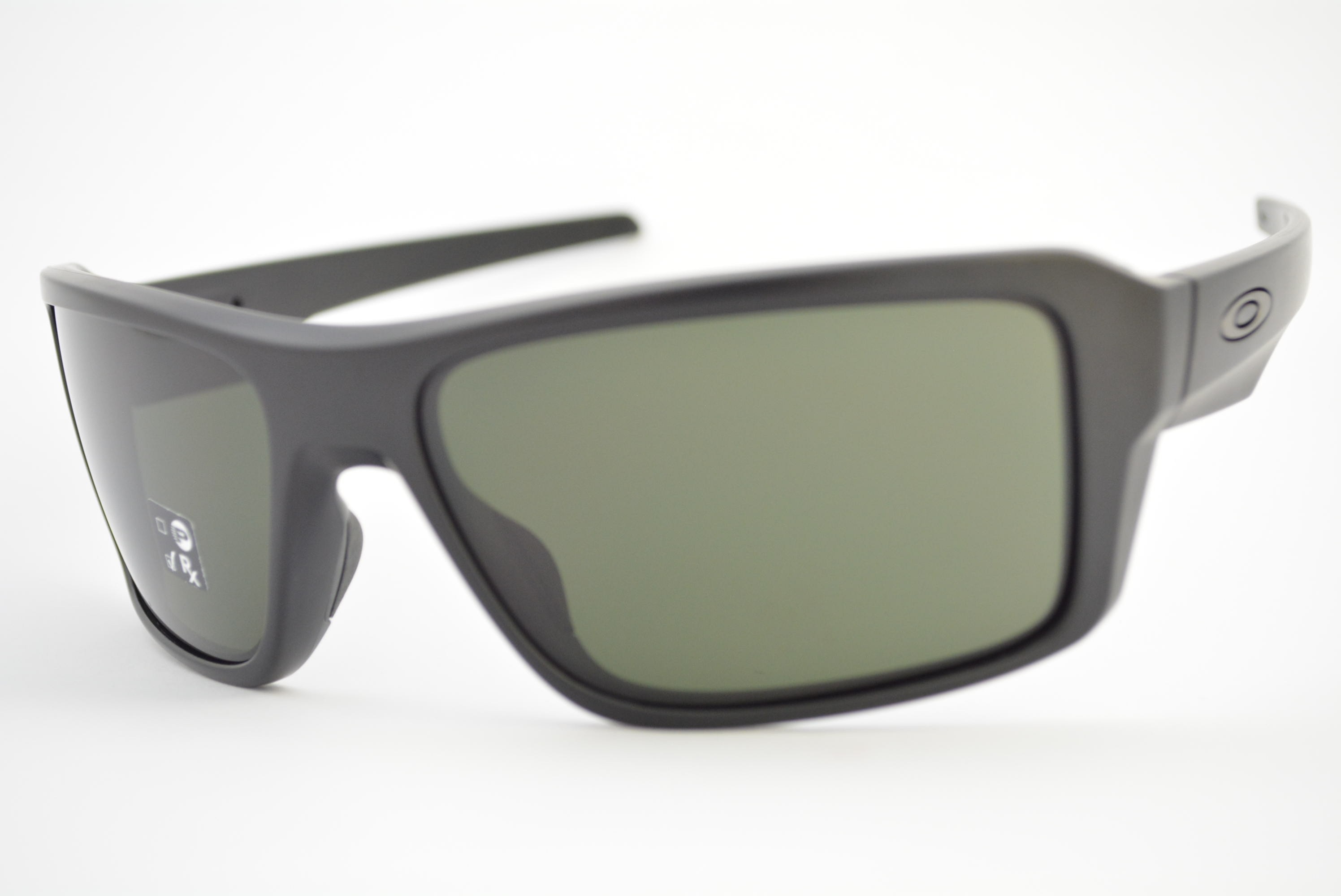 óculos de sol Oakley mod Double Edge matte black w/dark grey 9380-0166