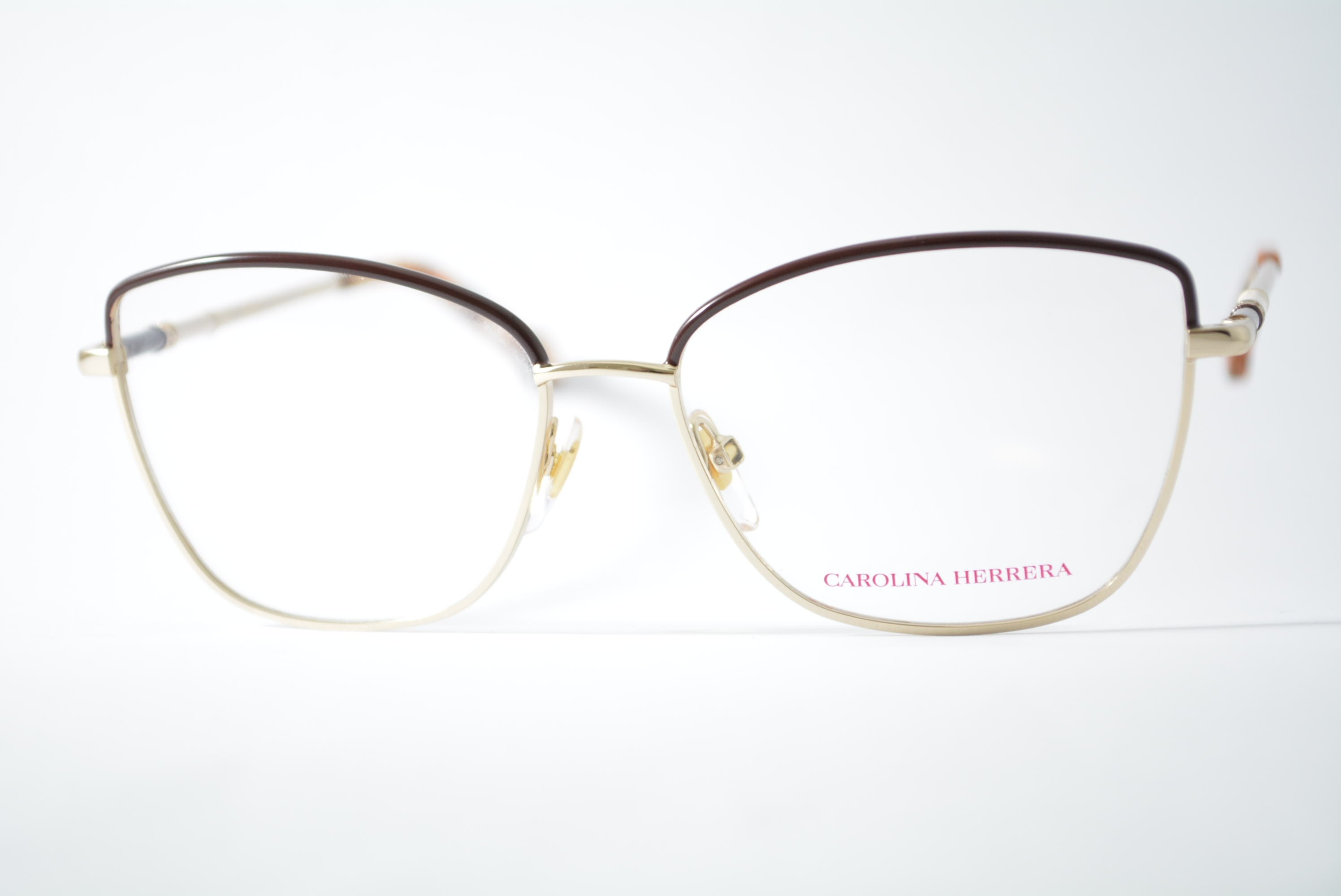 armação de óculos Carolina Herrera mod vhe179 col.0h33