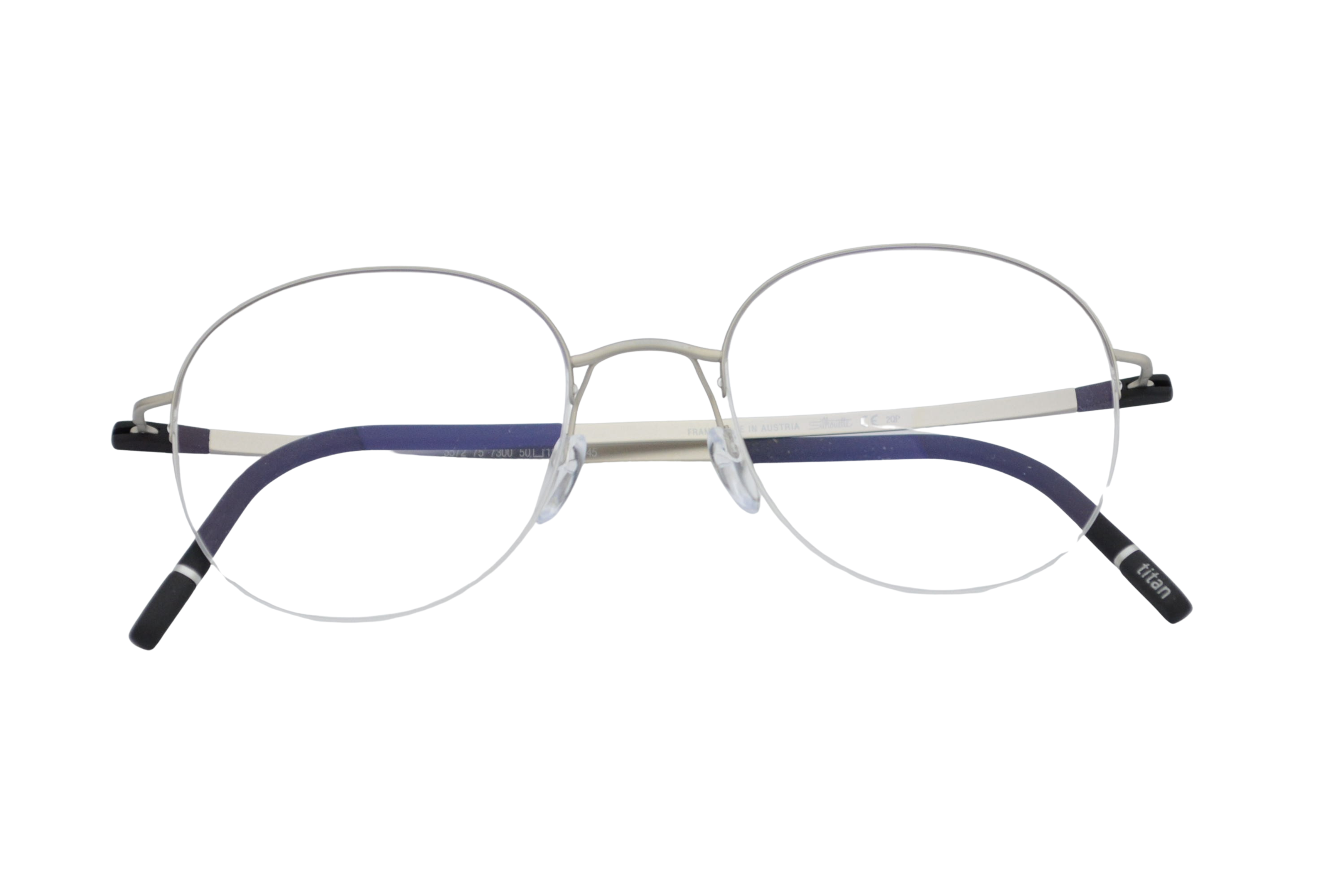 armação de óculos Silhouette mod 5572 75 7300