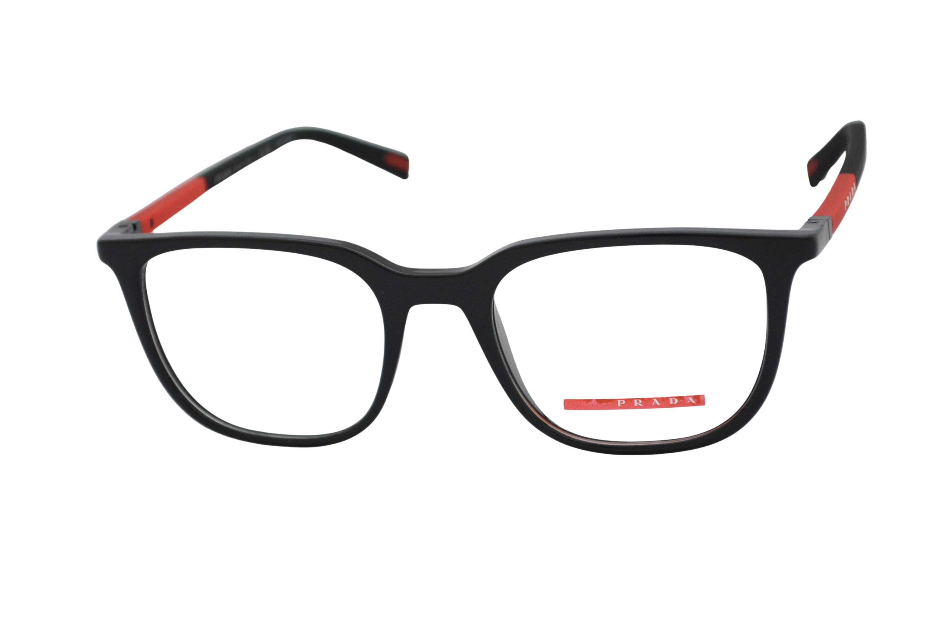 armação de óculos Prada Linea Rossa mod vps04r 1ab-1o1