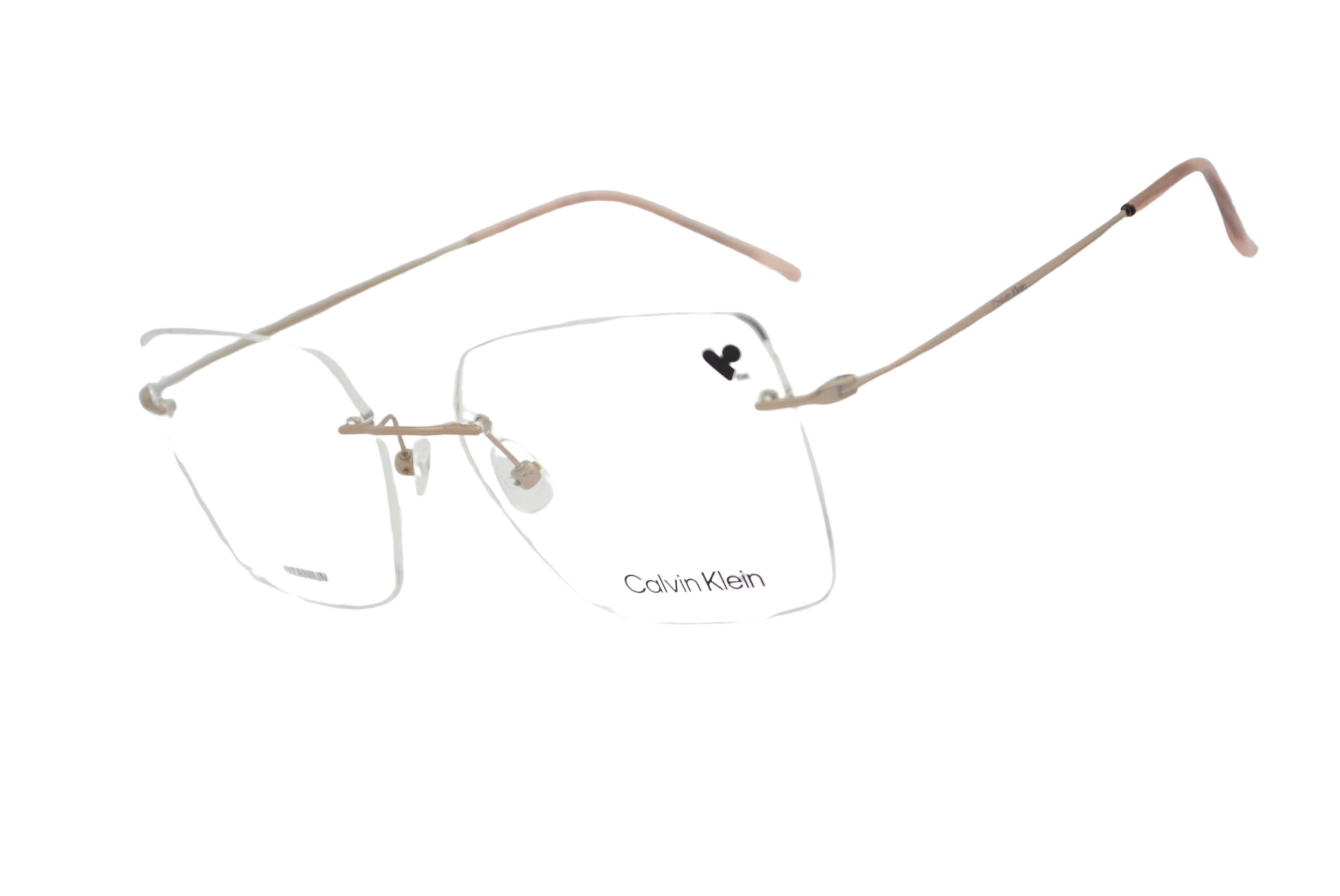 armação de óculos Calvin Klein mod ck22125 272 titanium
