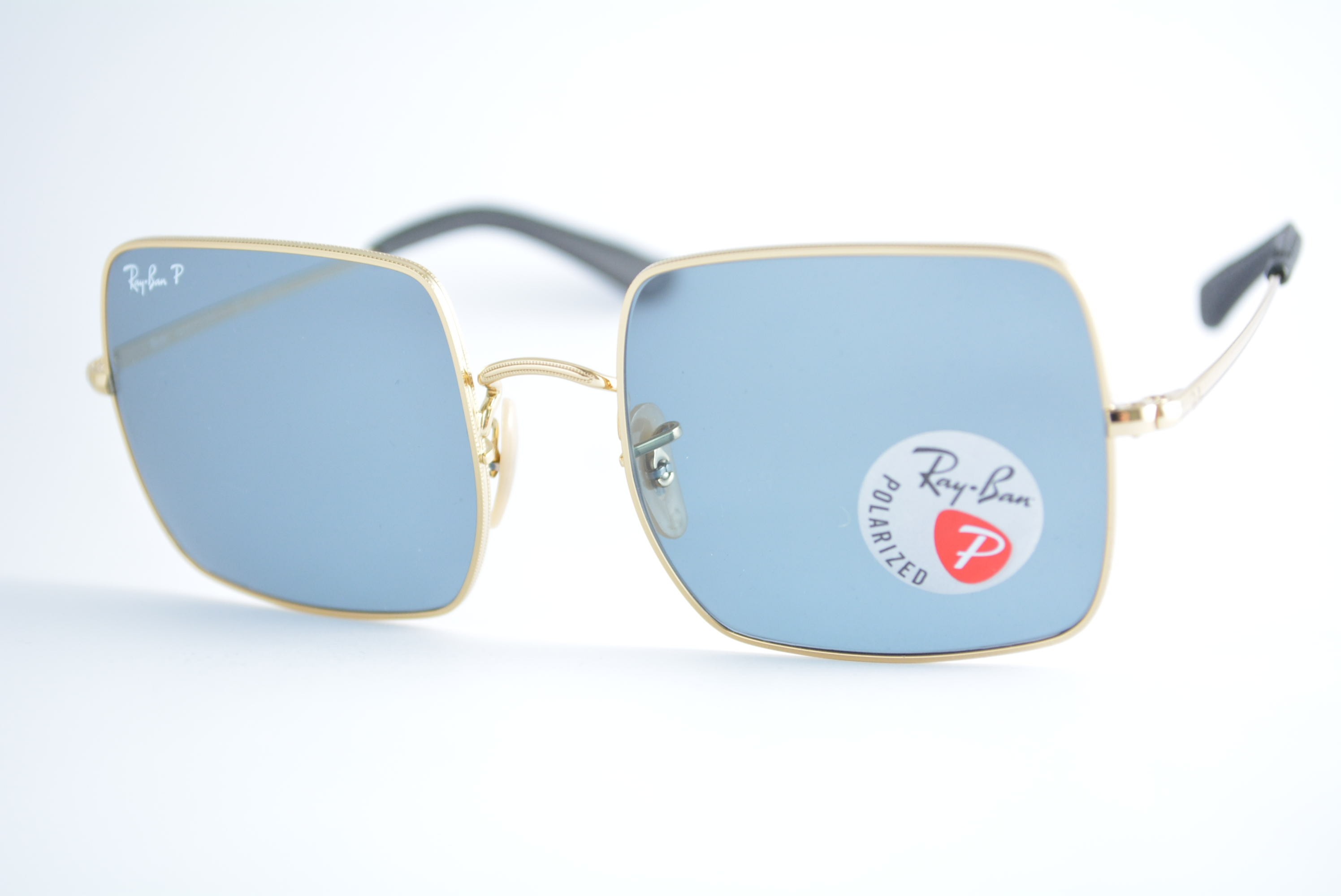 óculos de sol Ray Ban Square mod rb1971 9177/52 Polarizado