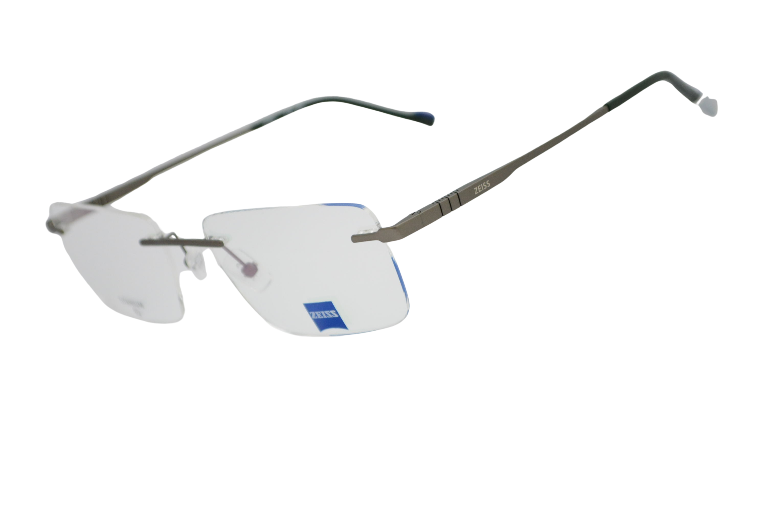 armação de óculos Zeiss mod zs24151c 073 titanium