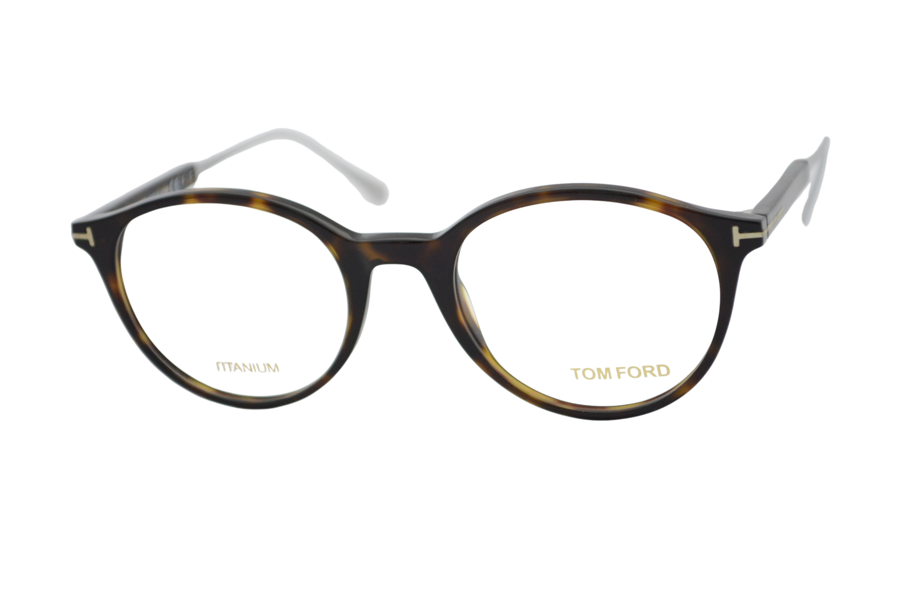 armação de óculos Tom Ford mod tf5485 052 titanium