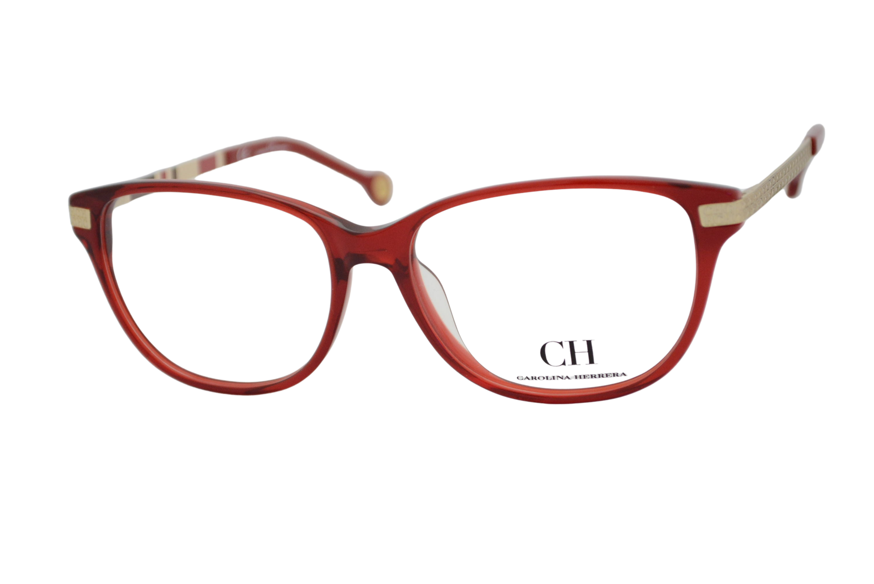 armação de óculos Carolina Herrera mod vhe637 col.0723