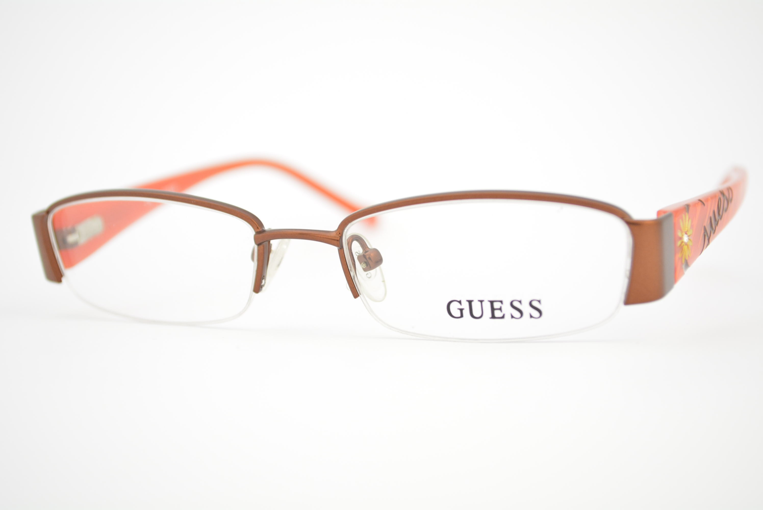 armação de óculos Guess Infantil mod gu9080 brn