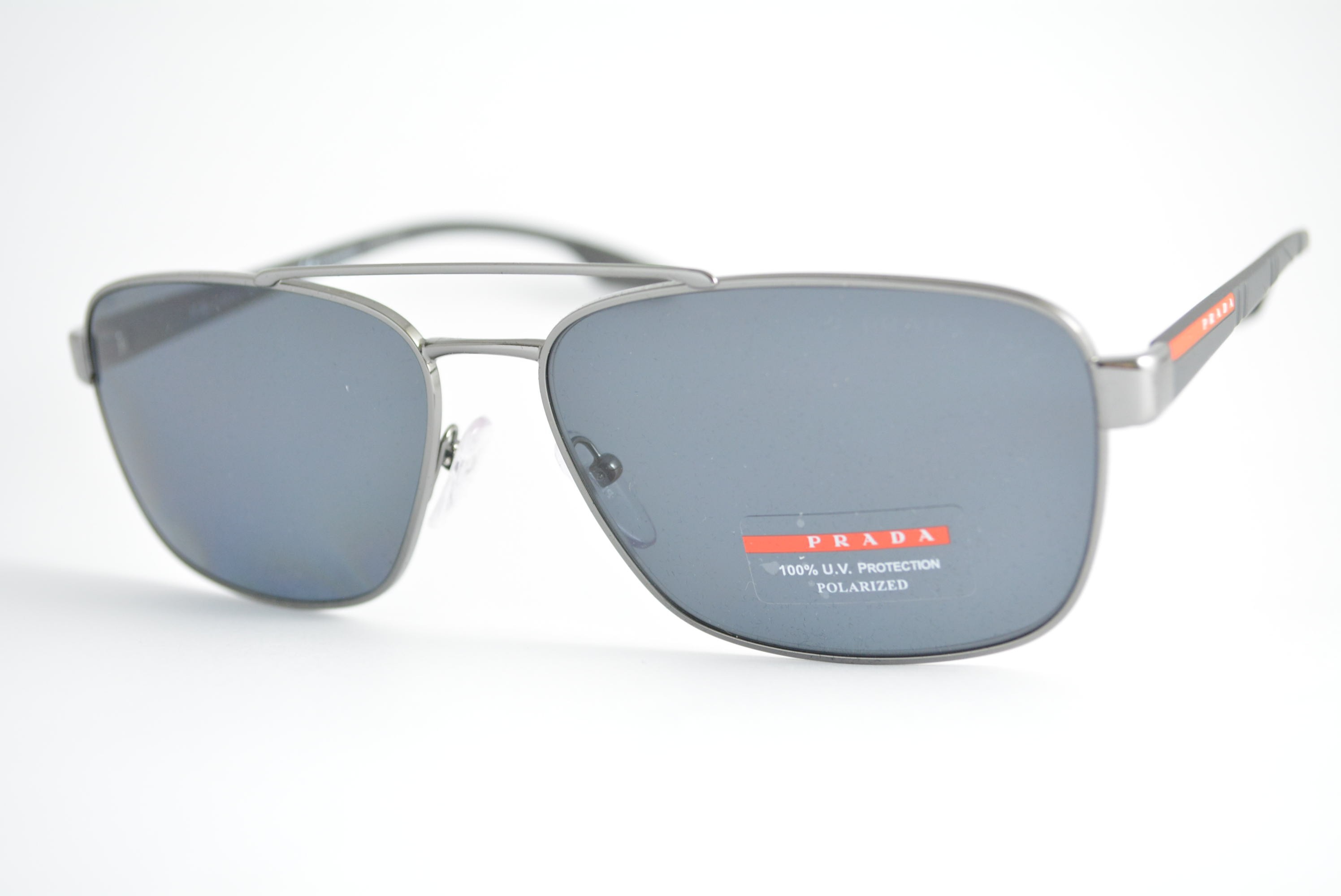 óculos de sol Prada Linea Rossa mod sps51u 5AV-5Z1 Polarizado