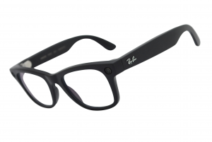 óculos Ray Ban Meta Wayfarer clear mod rw4012 601ssb53
