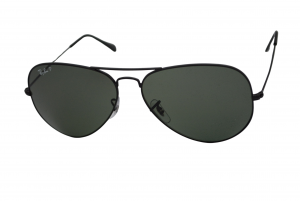 óculos de sol Ray Ban aviator large mod rb3025 002/58 tamanho 55 polarizado