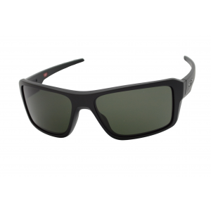 óculos de sol Oakley mod Double Edge matte black w/dark grey 9380-0166
