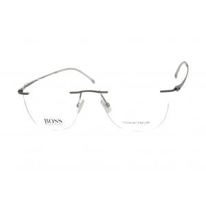 armação de óculos Hugo Boss mod 1266/c r80 titanium