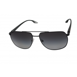 óculos de sol Prada Linea Rossa mod sps55v 1bo-5w1 Polarizado