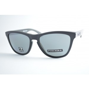 óculos de sol Oakley mod Frogskins matte black w/prizm black polarized 9013-F755