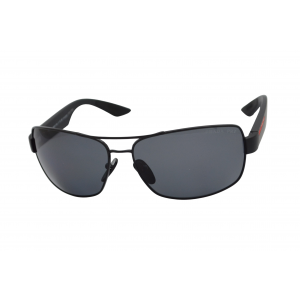 óculos de sol Prada Linea Rossa mod sps50z 1ab-02g polarizado