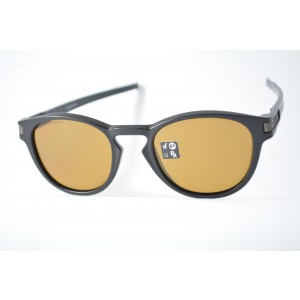 óculos de sol Oakley mod Latch matte black w/bronze polarized 9265L-0753